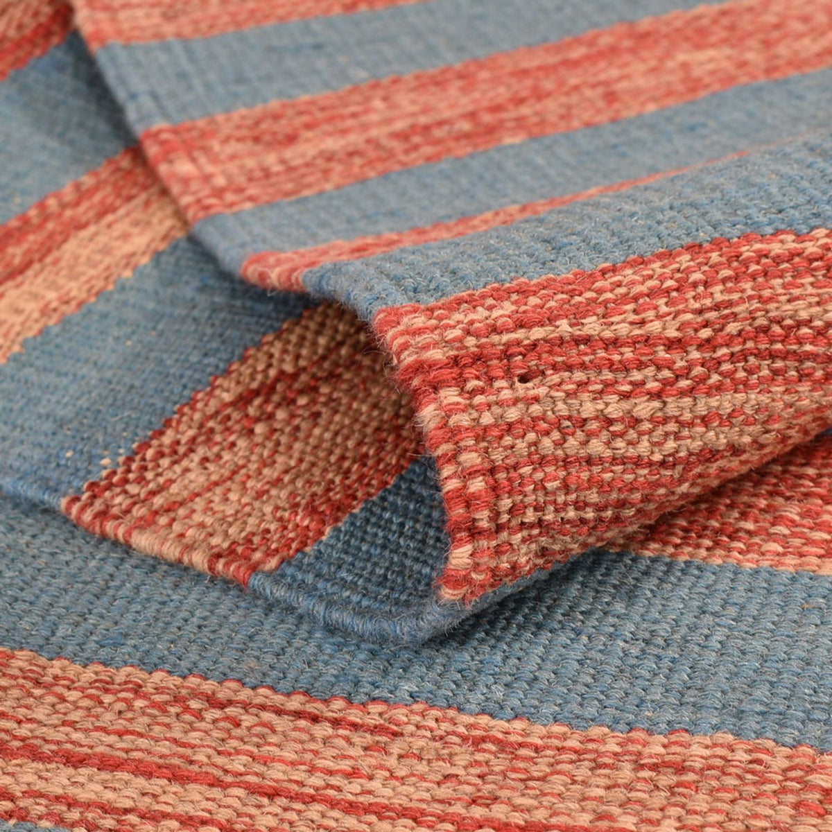 Kelim matta - trendig - 293 x 194 cm - flerfärgad