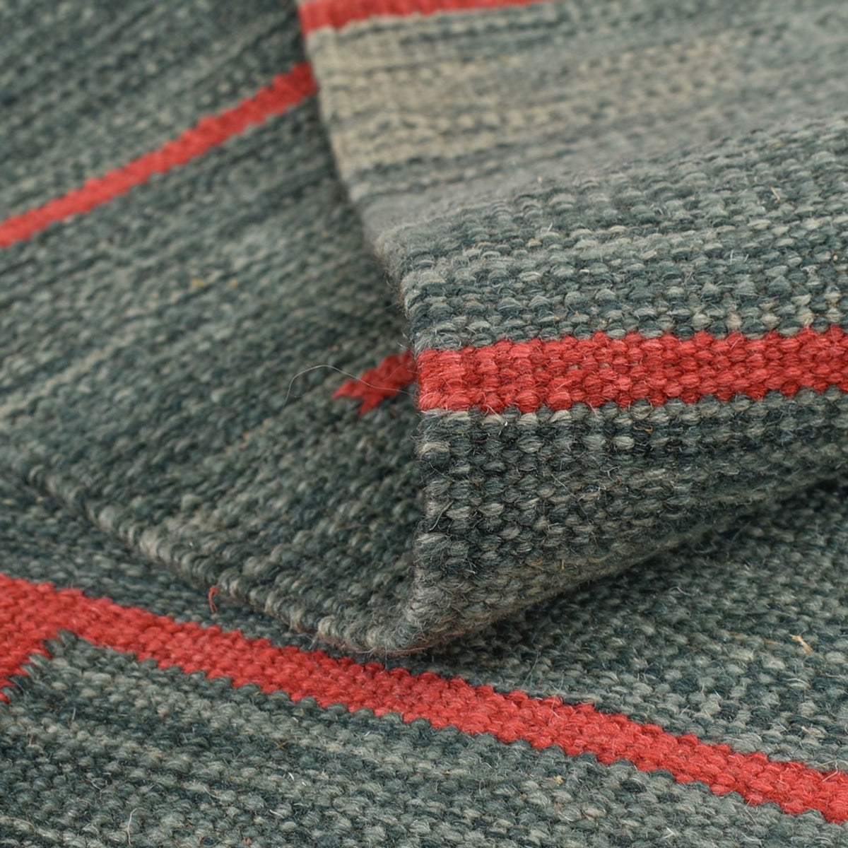 Kelim matta - trendig - 171 x 122 cm - flerfärgad