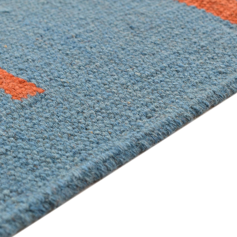 Kelim matta - trendig - 170 x 119 cm - flerfärgad