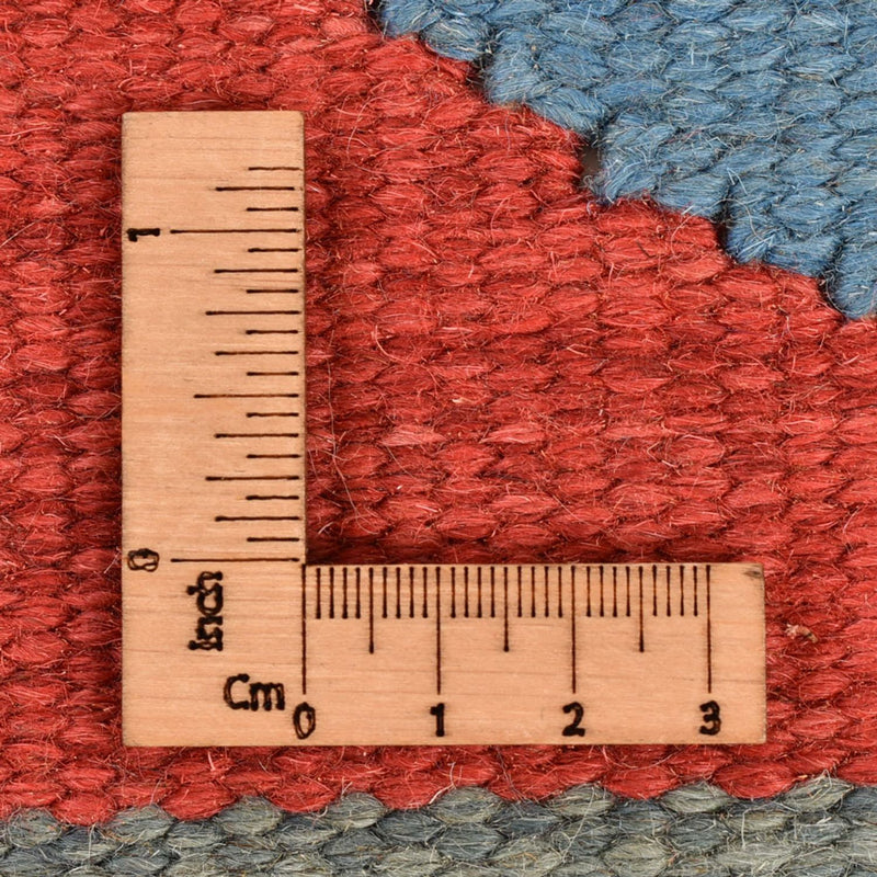 Kelim matta - trendig - 189 x 146 cm - flerfärgad