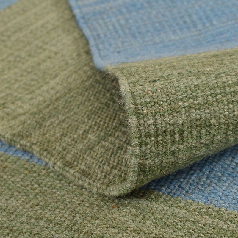 Kelim matta - trendig - 198 x 150 cm - flerfärgad