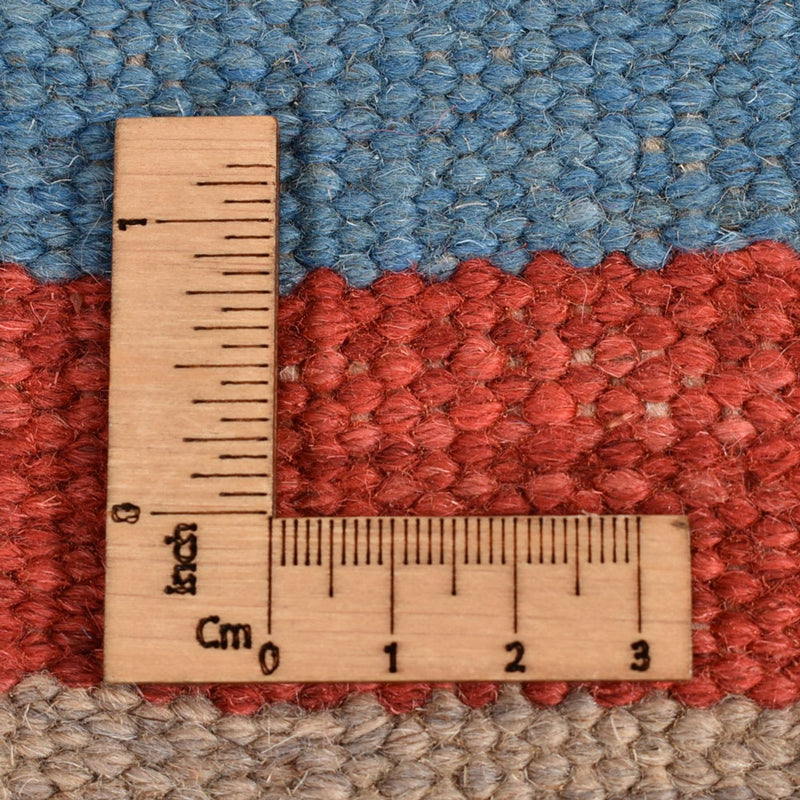 Kelim matta - trendig - 203 x 149 cm - flerfärgad