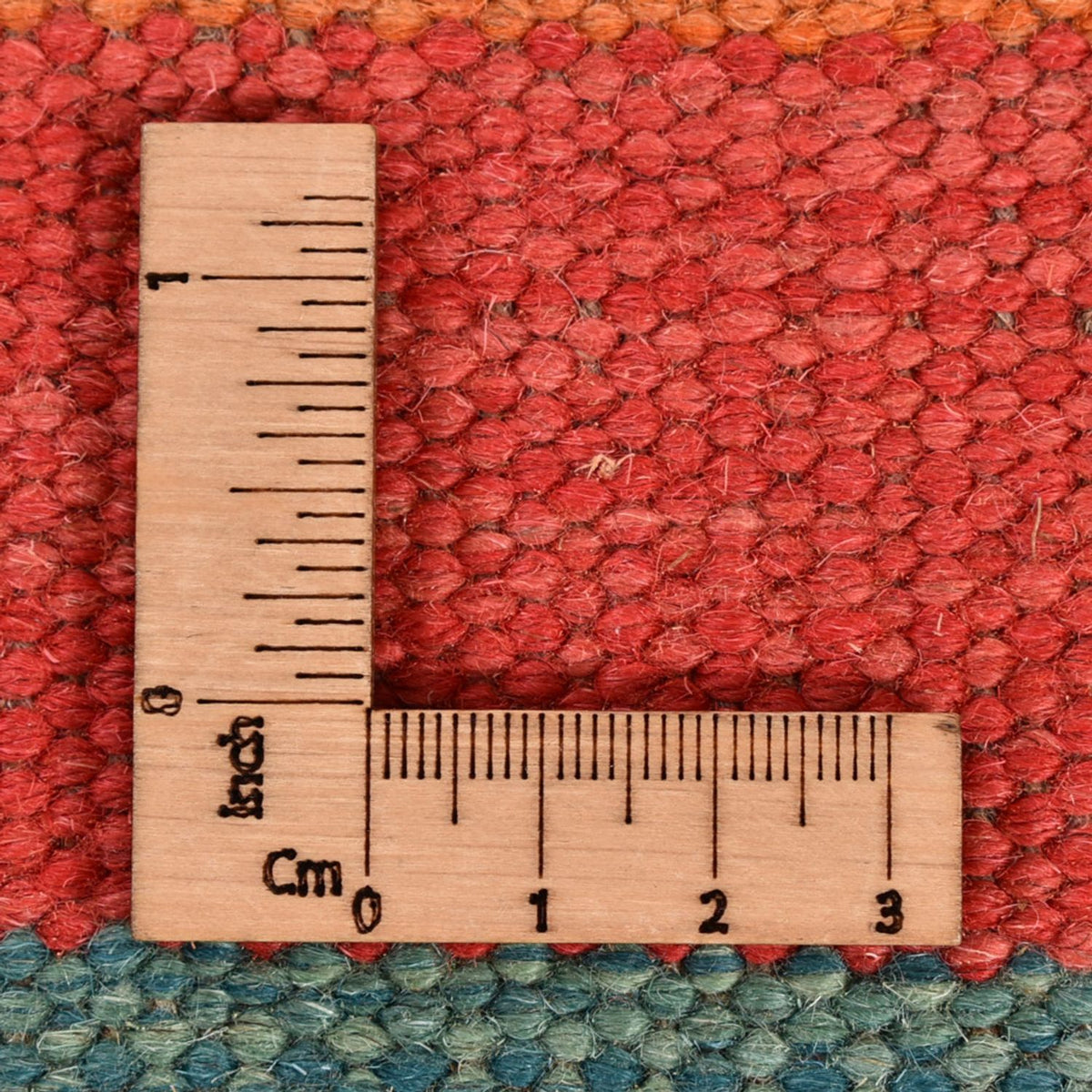 Kelim matta - trendig - 203 x 155 cm - flerfärgad