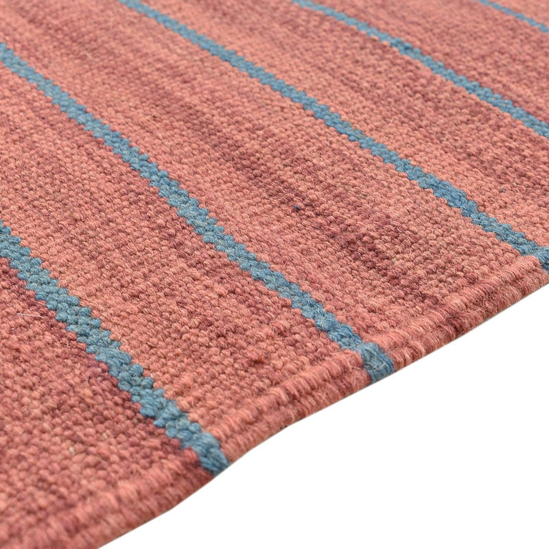 Kelim matta - trendig - 188 x 155 cm - flerfärgad