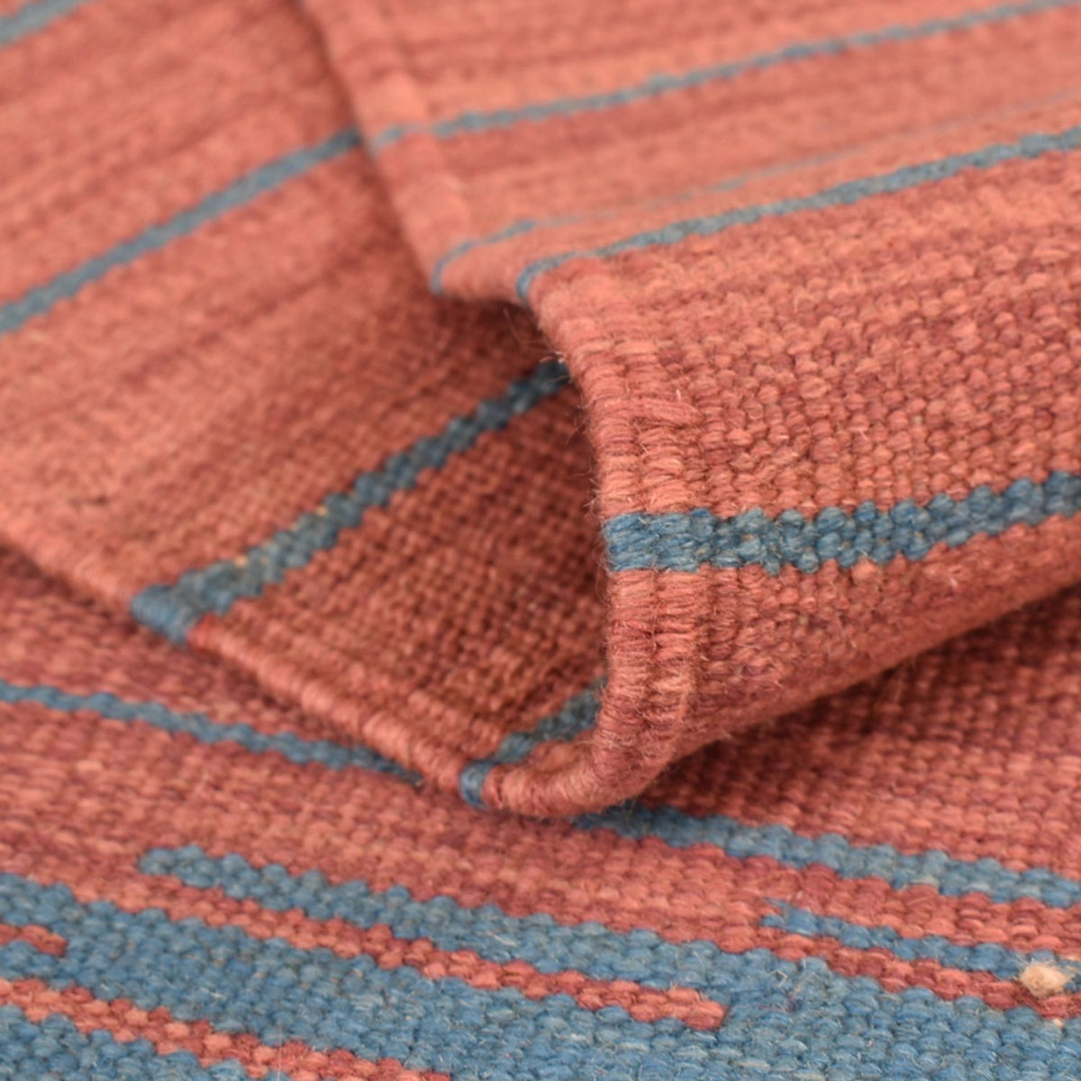 Kelim matta - trendig - 188 x 155 cm - flerfärgad