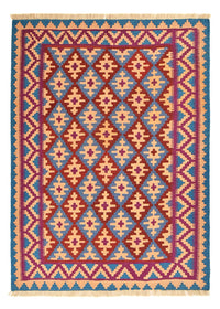 Kelim Carpet - orientalisk matta - 199 x 151 cm - flerfärgad