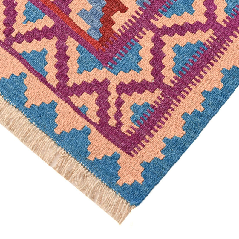 Kelim Carpet - orientalisk matta - 199 x 151 cm - flerfärgad