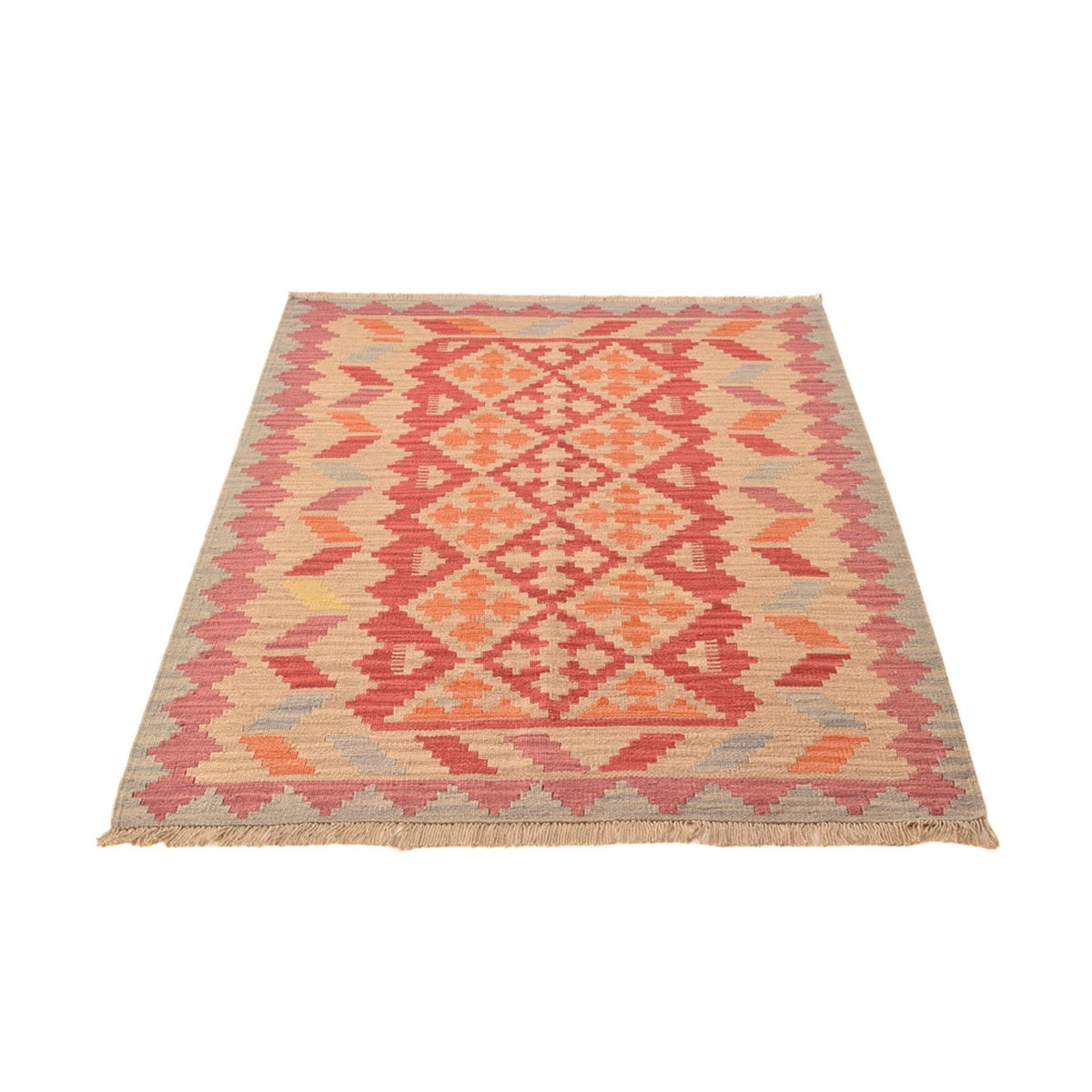 Kelim Carpet - orientalisk matta - 176 x 129 cm - flerfärgad