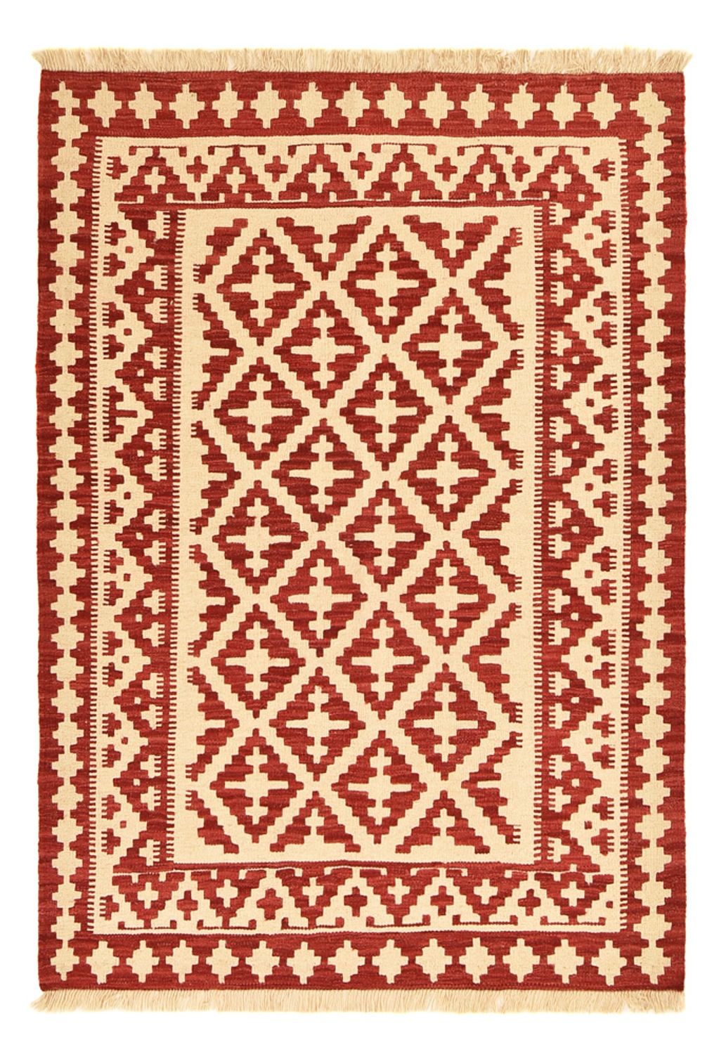 Kelim Carpet - orientalisk matta - 169 x 119 cm - flerfärgad