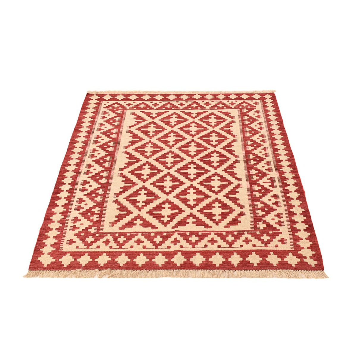 Kelim Carpet - orientalisk matta - 169 x 119 cm - flerfärgad
