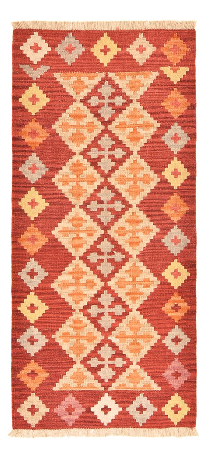 Runner Kelim Carpet - orientalisk matta - 188 x 83 cm - flerfärgad
