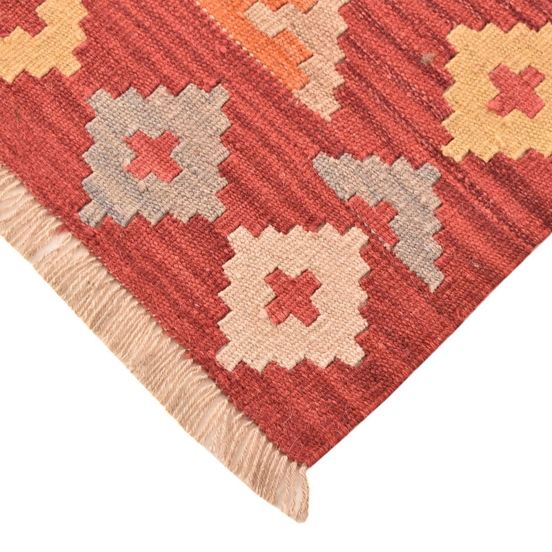 Runner Kelim Carpet - orientalisk matta - 188 x 83 cm - flerfärgad