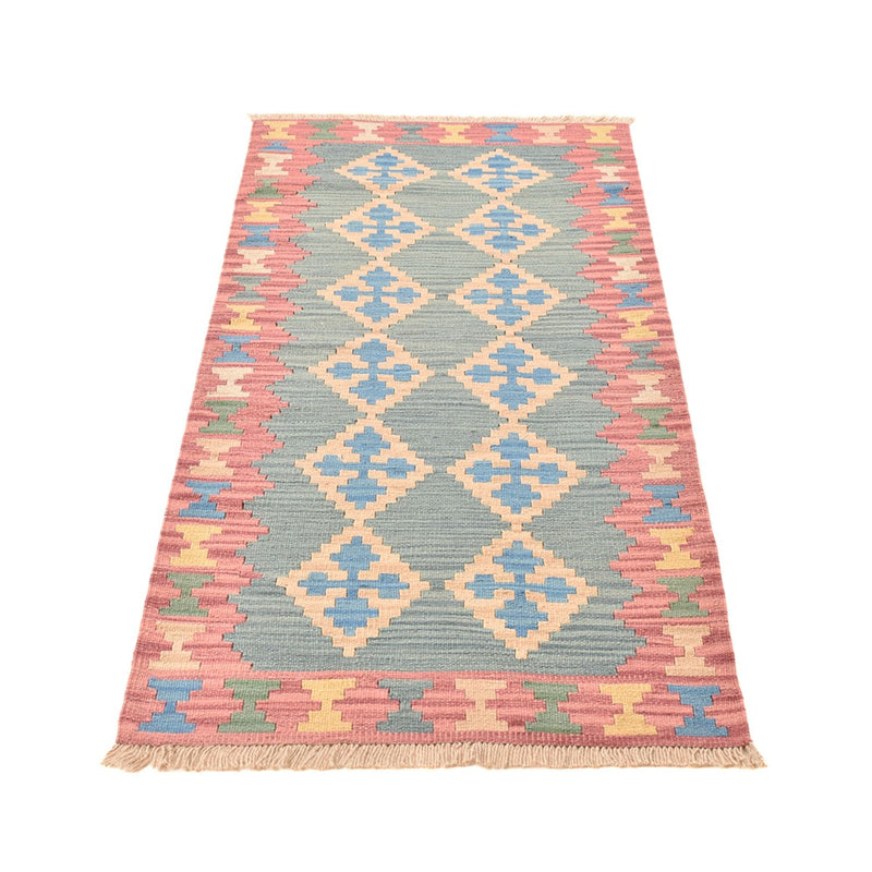 Runner Kelim Carpet - orientalisk matta - 190 x 80 cm - flerfärgad