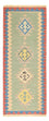 Runner Kelim Carpet - orientalisk matta - 204 x 84 cm - flerfärgad