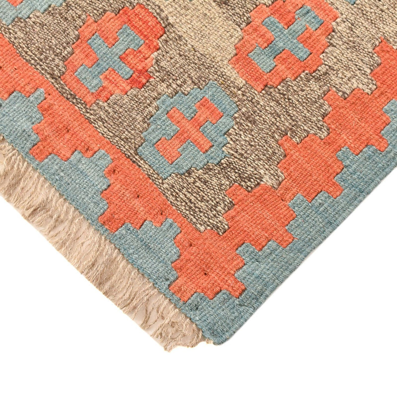 Runner Kelim Carpet - orientalisk matta - 196 x 84 cm - flerfärgad