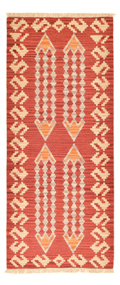 Runner Kelim Carpet - orientalisk matta - 200 x 86 cm - flerfärgad
