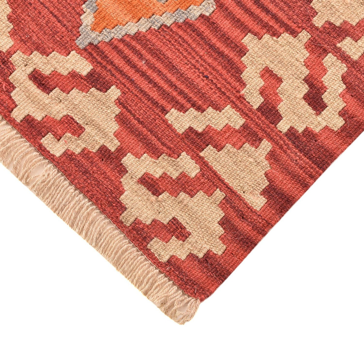 Runner Kelim Carpet - orientalisk matta - 200 x 86 cm - flerfärgad
