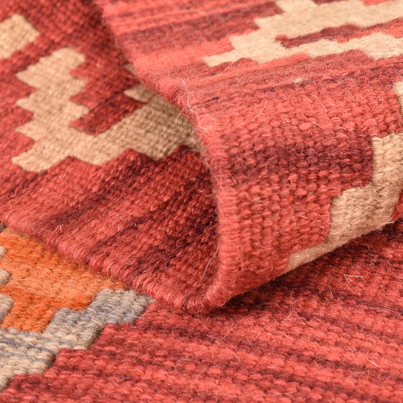 Runner Kelim Carpet - orientalisk matta - 200 x 86 cm - flerfärgad