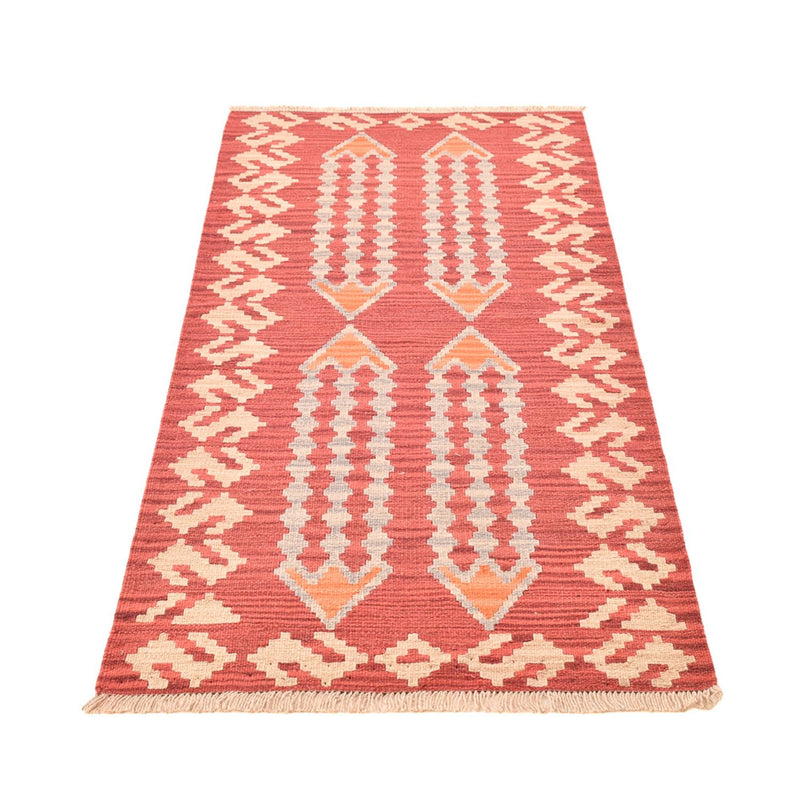 Runner Kelim Carpet - orientalisk matta - 200 x 86 cm - flerfärgad