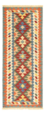 Runner Kelim Carpet - orientalisk matta - 200 x 80 cm - flerfärgad