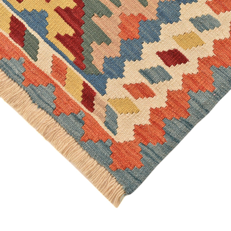 Runner Kelim Carpet - orientalisk matta - 200 x 80 cm - flerfärgad