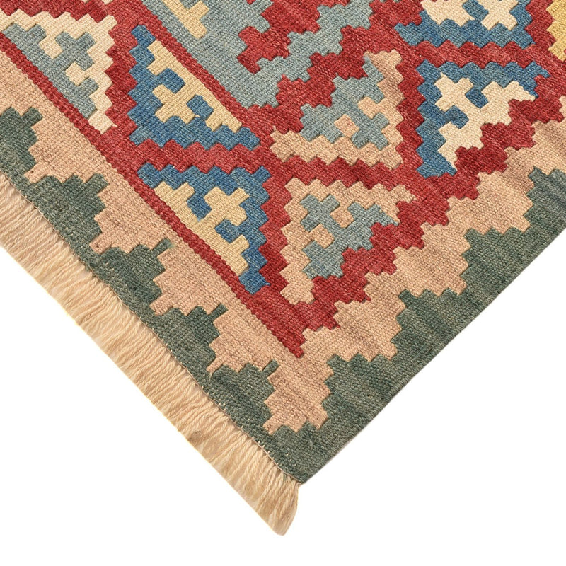 Runner Kelim Carpet - orientalisk matta - 194 x 84 cm - flerfärgad