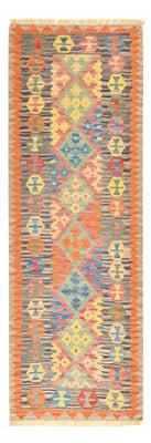 Runner Kelim Carpet - orientalisk matta - 237 x 84 cm - flerfärgad