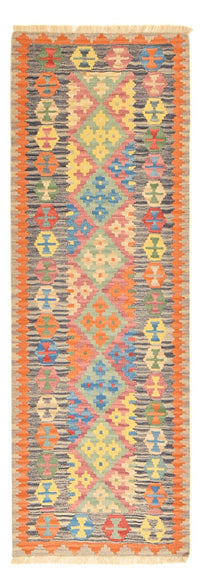 Runner Kelim Carpet - orientalisk matta - 237 x 84 cm - flerfärgad