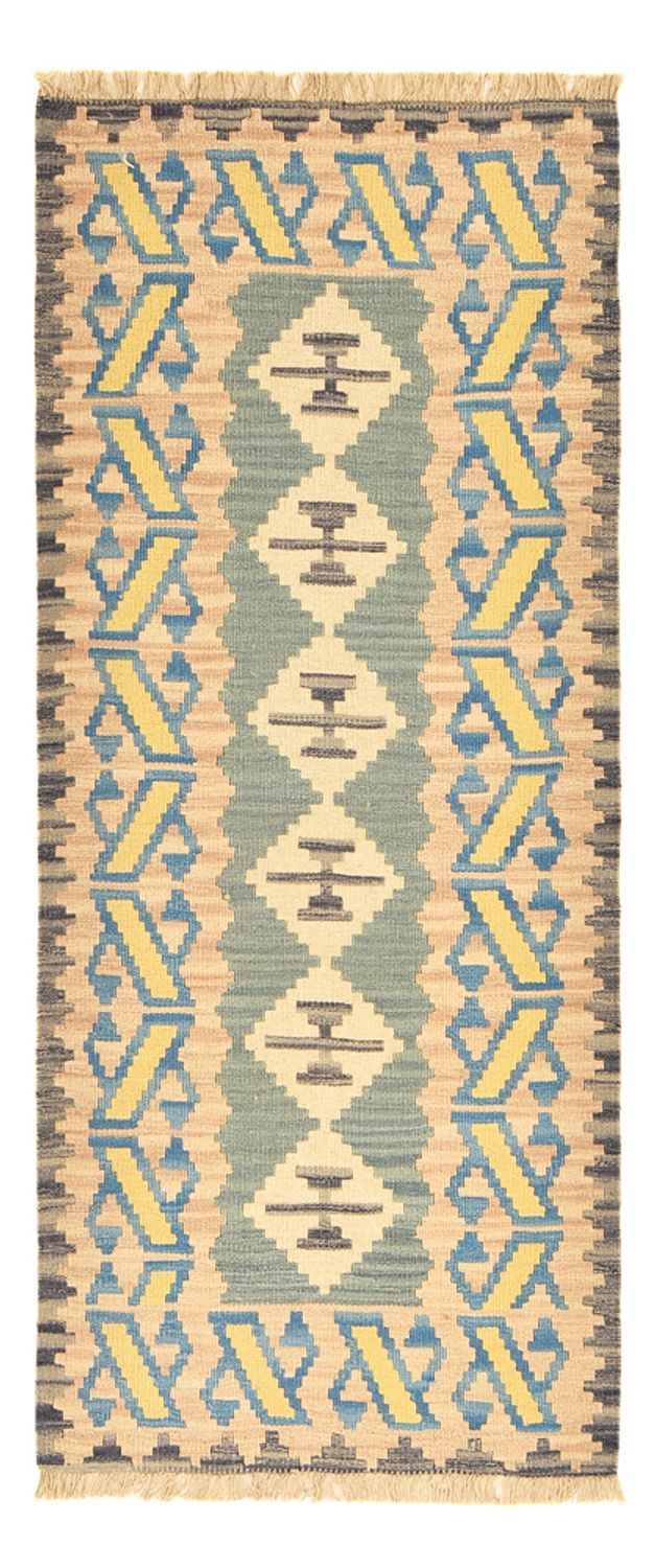Runner Kelim Carpet - orientalisk matta - 192 x 80 cm - flerfärgad