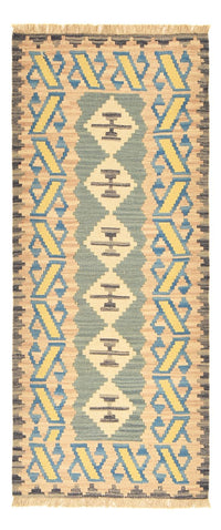 Runner Kelim Carpet - orientalisk matta - 192 x 80 cm - flerfärgad