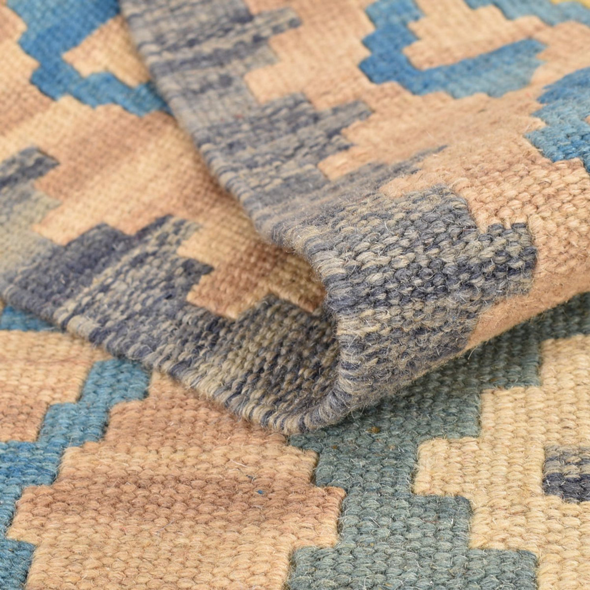 Runner Kelim Carpet - orientalisk matta - 192 x 80 cm - flerfärgad