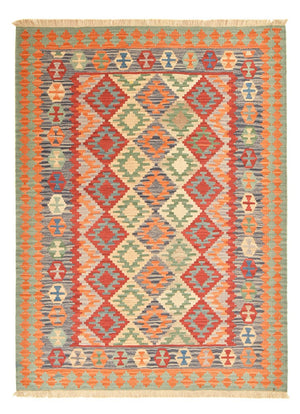 Kelim Carpet - orientalisk matta - 229 x 175 cm - flerfärgad