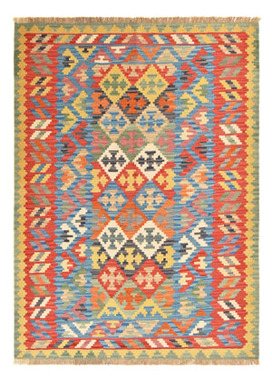 Kelim Carpet - orientalisk matta - 235 x 172 cm - flerfärgad