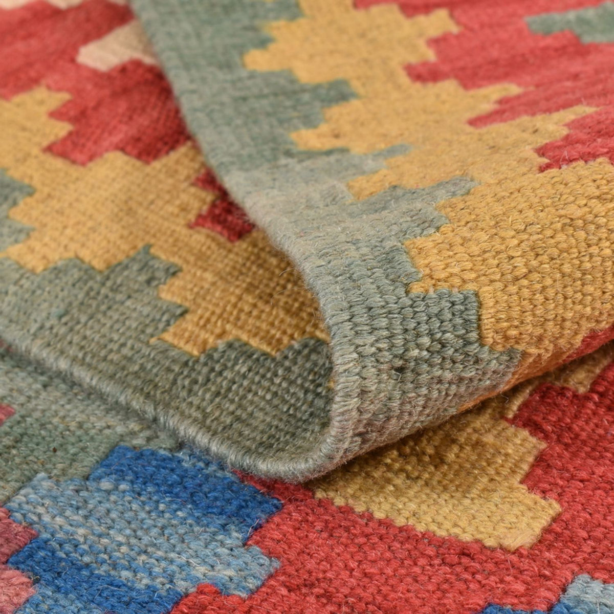 Kelim Carpet - orientalisk matta - 235 x 172 cm - flerfärgad