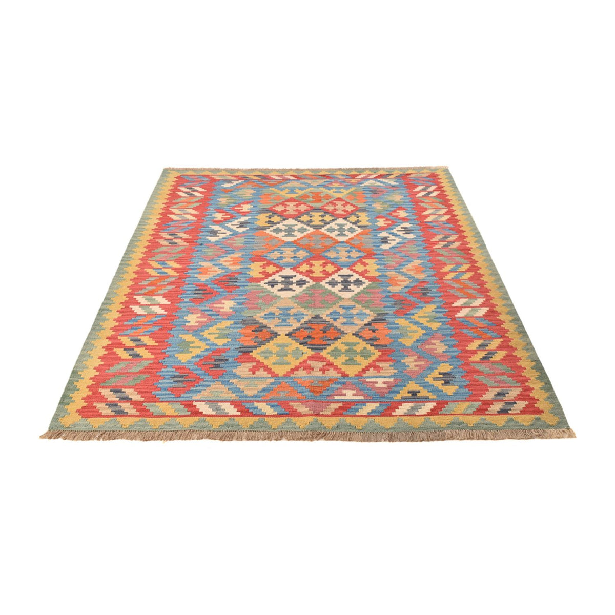 Kelim Carpet - orientalisk matta - 235 x 172 cm - flerfärgad
