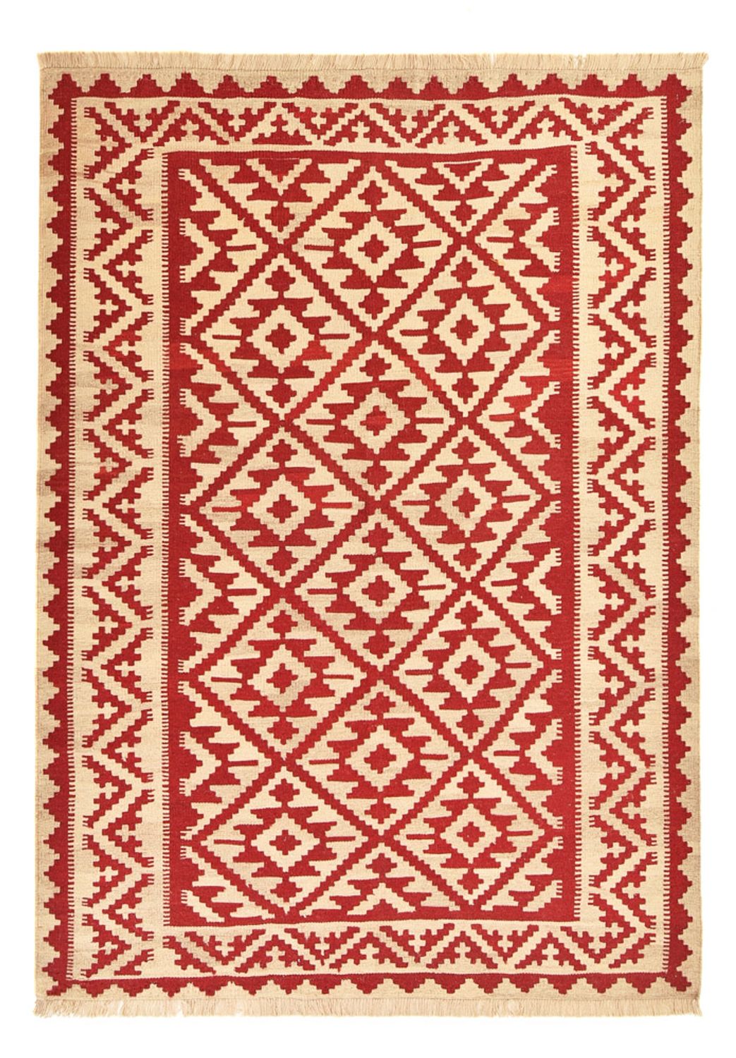 Kelim Carpet - orientalisk matta - 248 x 180 cm - flerfärgad
