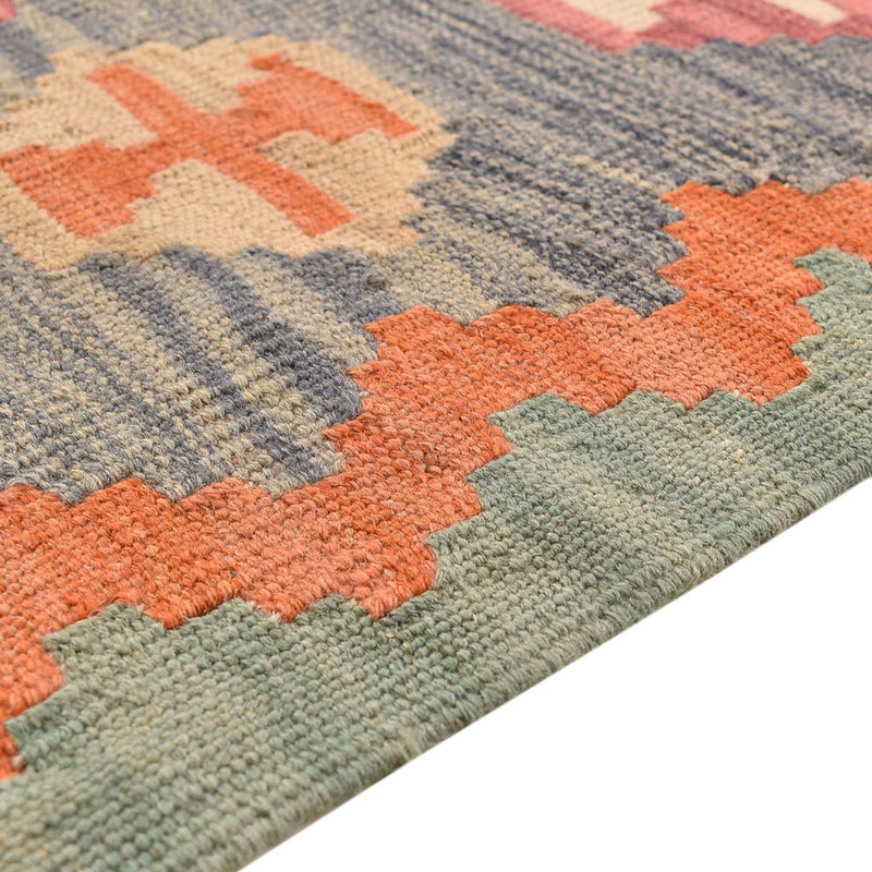 Kelim Carpet - orientalisk matta - 209 x 151 cm - flerfärgad