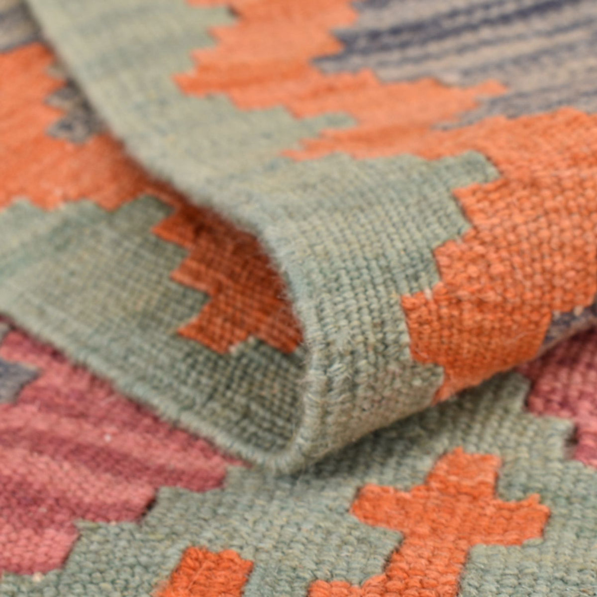 Kelim Carpet - orientalisk matta - 209 x 151 cm - flerfärgad