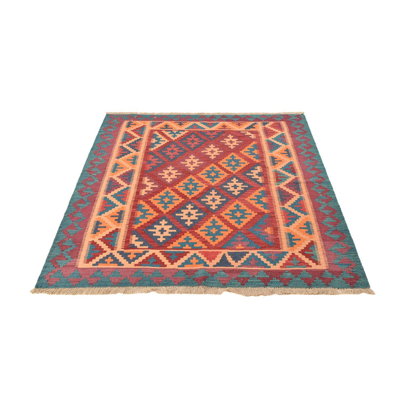 Kelim Carpet - orientalisk matta - 195 x 156 cm - flerfärgad