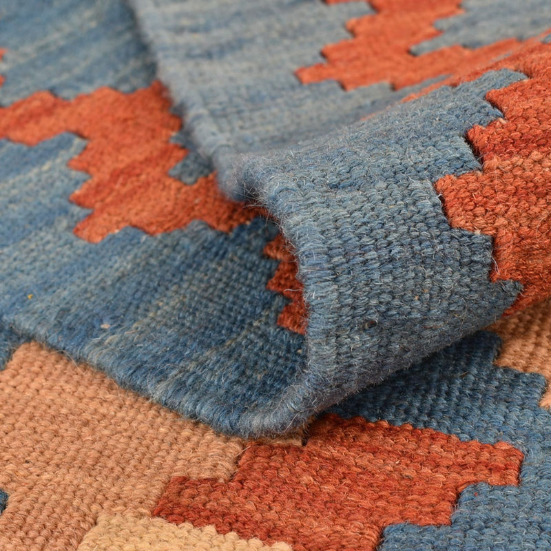 Kelim Carpet - orientalisk matta - 193 x 164 cm - flerfärgad