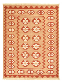 Kelim Carpet - orientalisk matta - 197 x 151 cm - flerfärgad