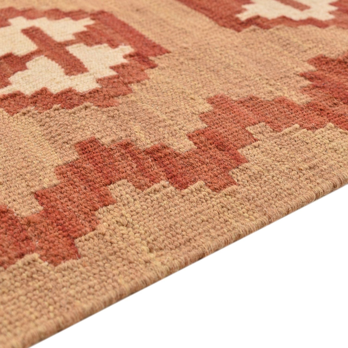 Kelim Carpet - orientalisk matta - 197 x 151 cm - flerfärgad