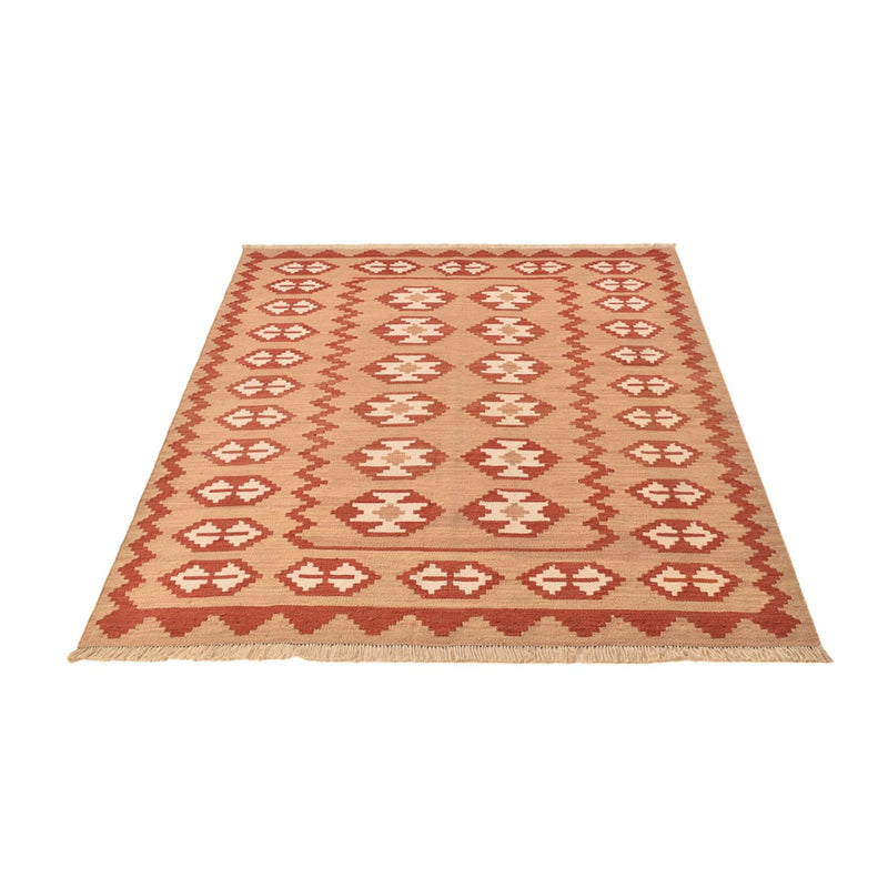 Kelim Carpet - orientalisk matta - 197 x 151 cm - flerfärgad