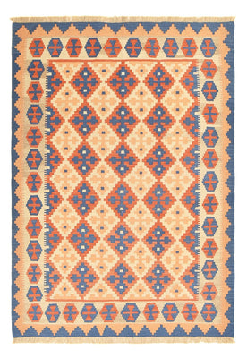 Kelim Carpet - orientalisk matta - 203 x 147 cm - flerfärgad