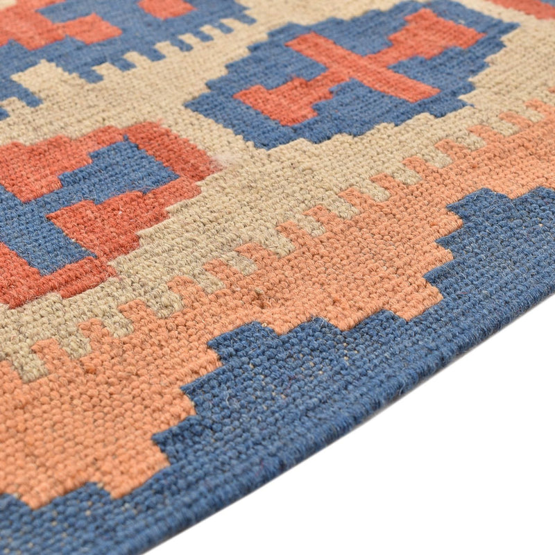 Kelim Carpet - orientalisk matta - 203 x 147 cm - flerfärgad