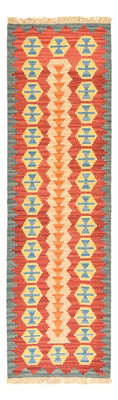 Runner Kelim Carpet - orientalisk matta - 201 x 58 cm - flerfärgad
