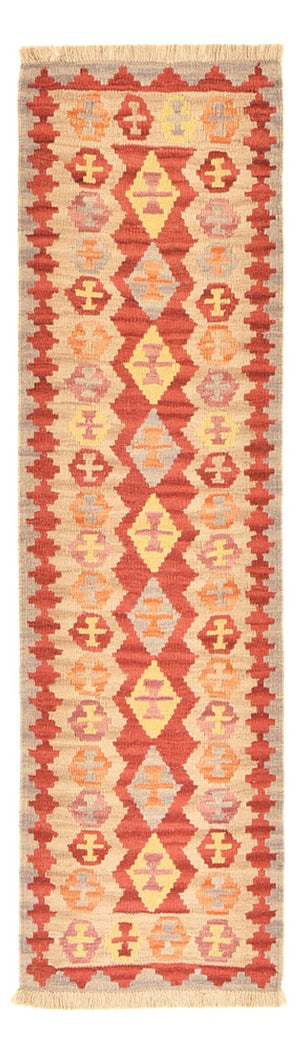 Runner Kelim Carpet - orientalisk matta - 192 x 56 cm - flerfärgad