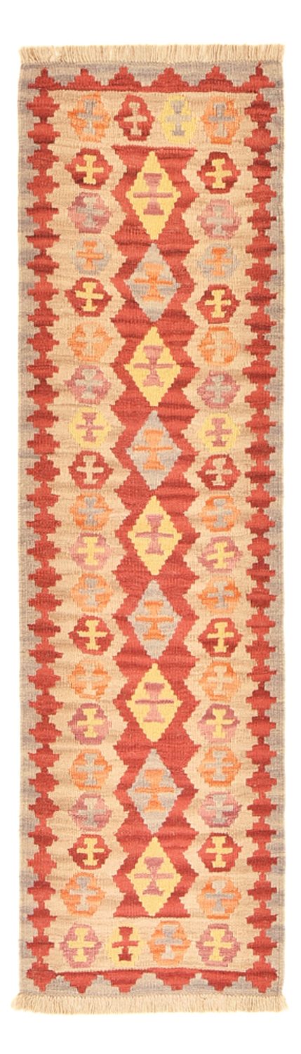 Runner Kelim Carpet - orientalisk matta - 192 x 56 cm - flerfärgad