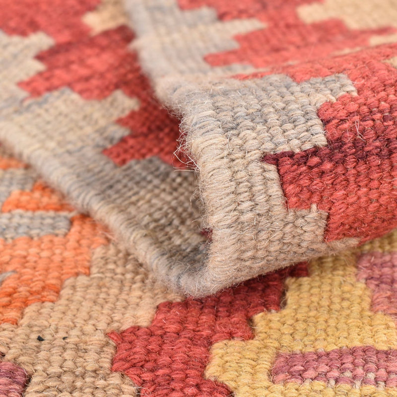 Runner Kelim Carpet - orientalisk matta - 192 x 56 cm - flerfärgad