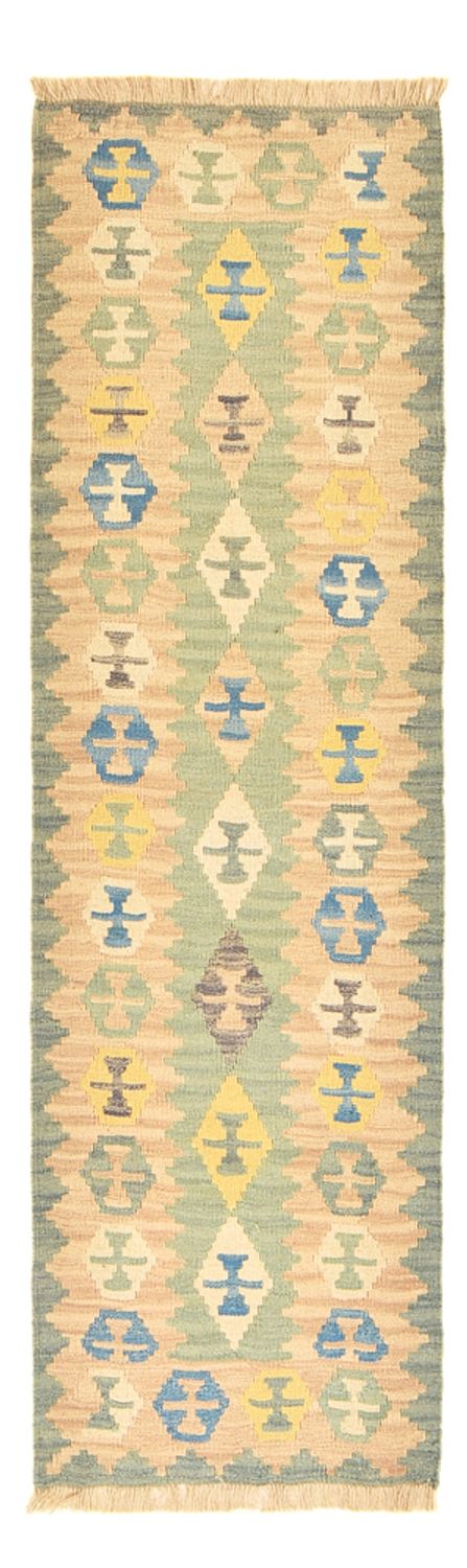 Runner Kelim Carpet - orientalisk matta - 195 x 60 cm - flerfärgad